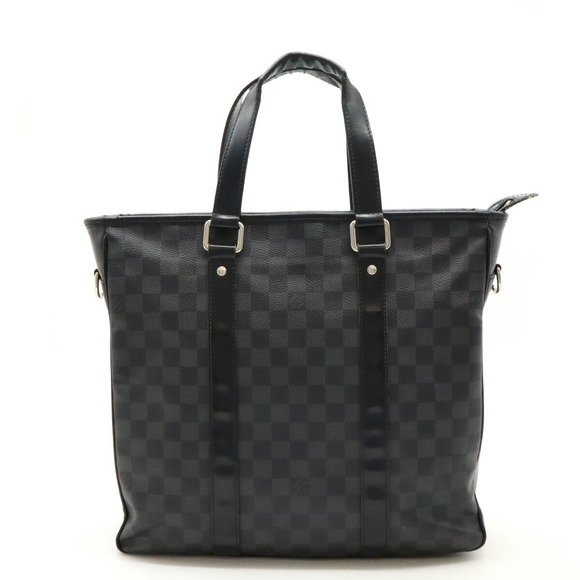 Louis Vuitton Briefcase NM Tadao PM Bag Graphite Black Tote - Picture 1 of 9